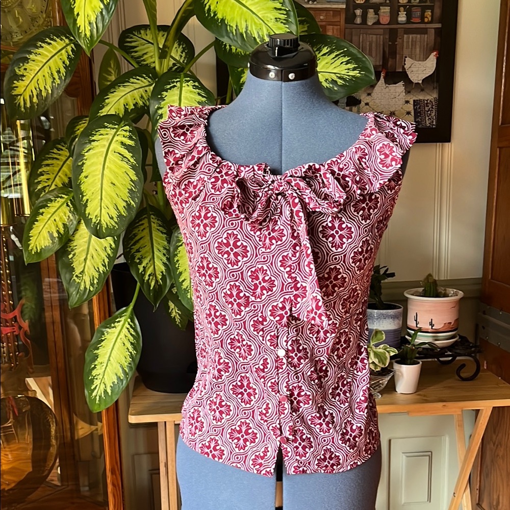 Banana Republic Elegant Patterned Women's Top